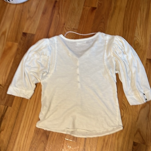 We The Free 3/4 Length Puff Sleeve Henley - Picture 5 of 6